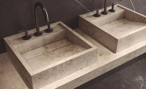 BM Bath WASHBASIN KUBIK CON GRIFO